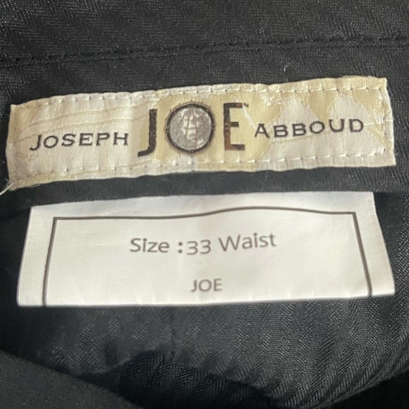 Joseph Abboud Men's Wool Black Dress Pants 33 - Picture 8 of 8